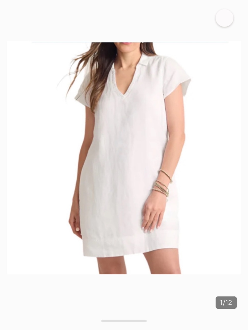 Tommy Bahama
 Two Palms Short-Sleeve Linen Collared
Dress